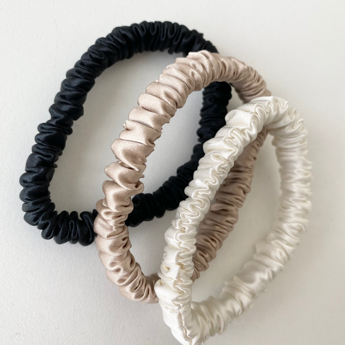 Skinny Silk Scrunchie