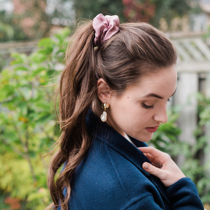 Large Silk Scrunchie