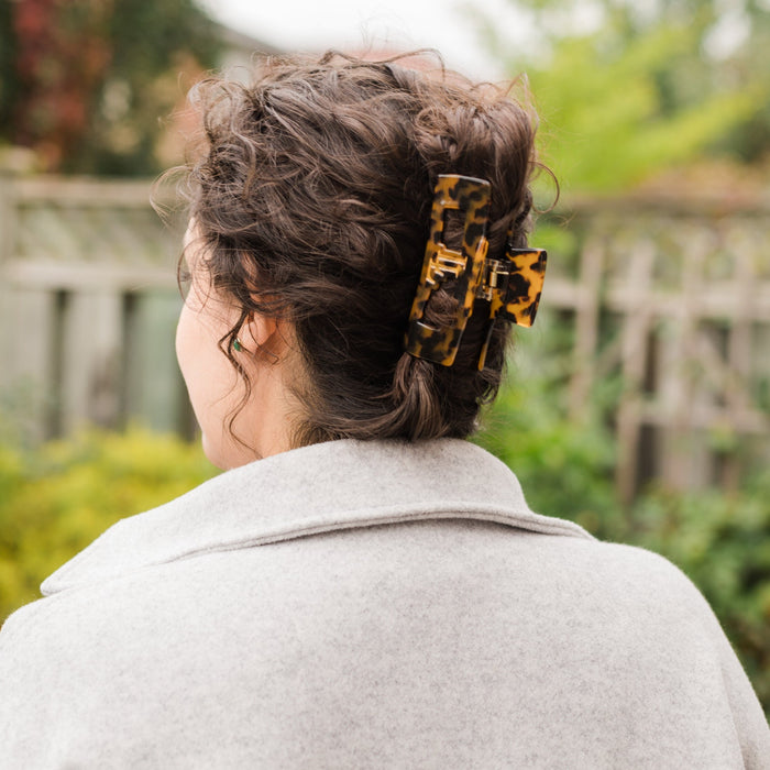 Thick Hair Claw Clip - Tortoise Shell