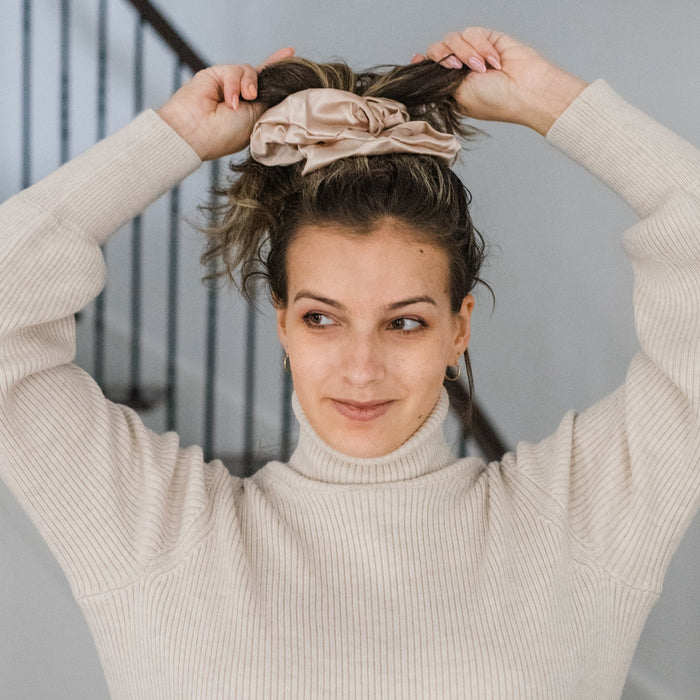 Ridiculously Large Silk Scrunchie