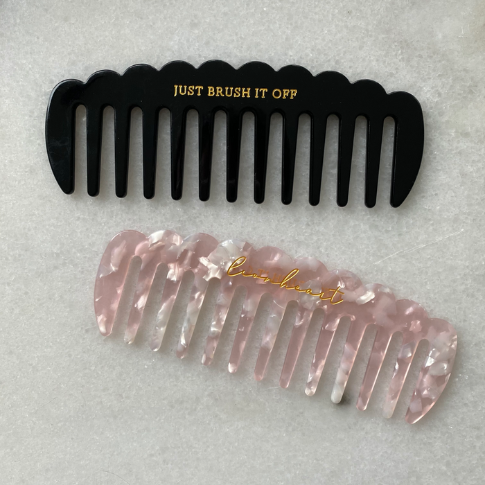 Just Brush It Off Comb - Jet Black