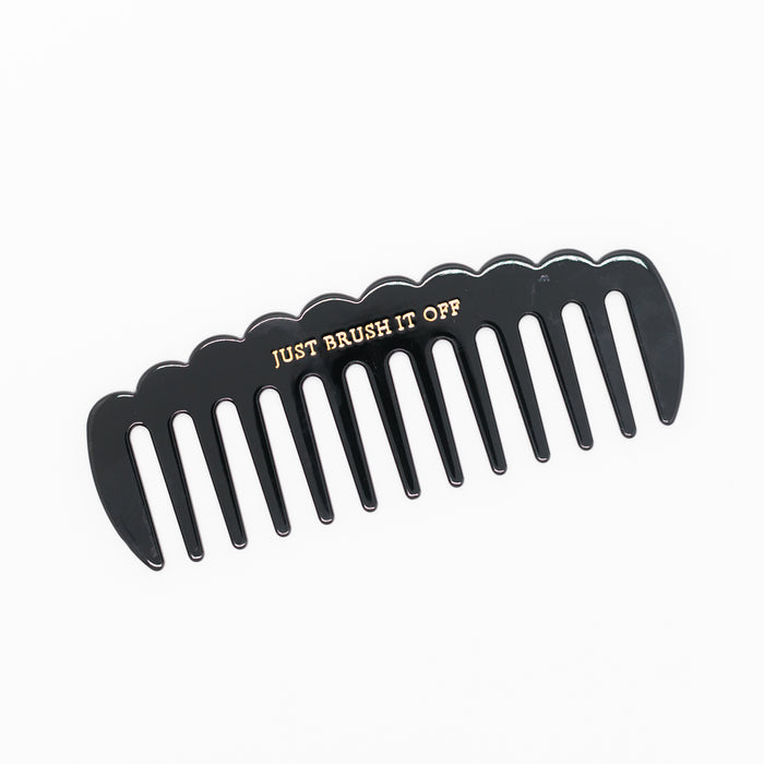 Just Brush It Off Comb - Jet Black